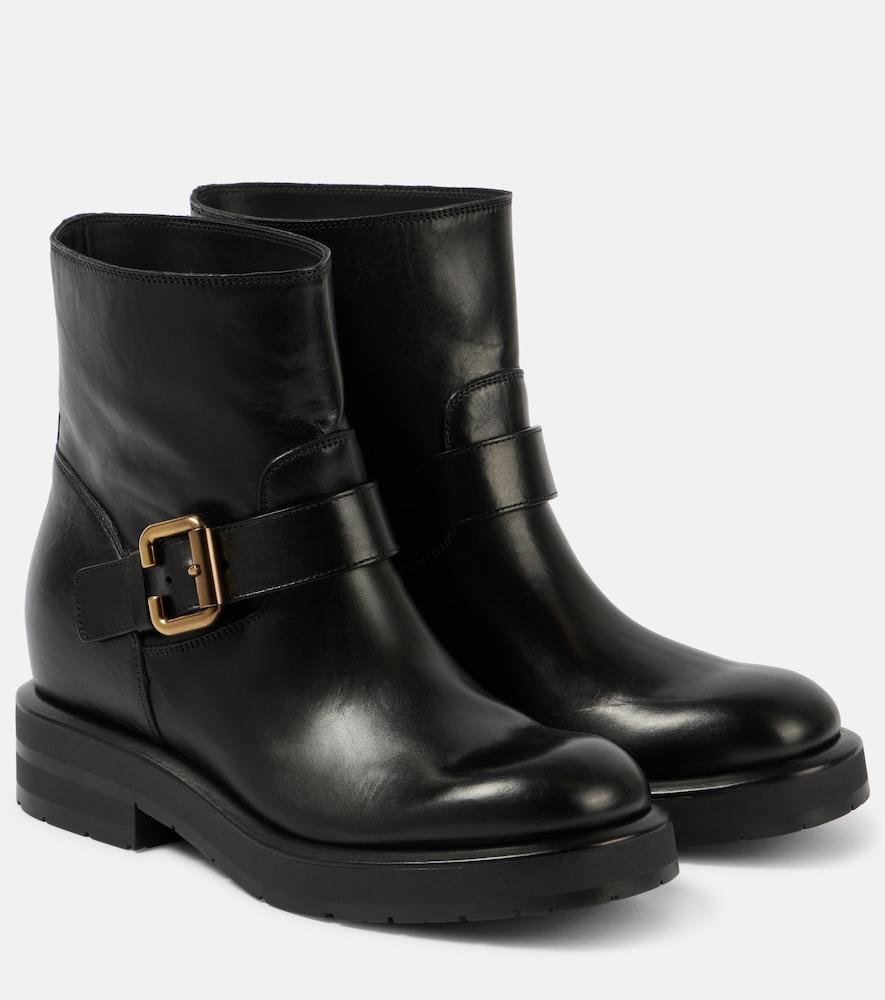 chloé coddington leather ankle boots