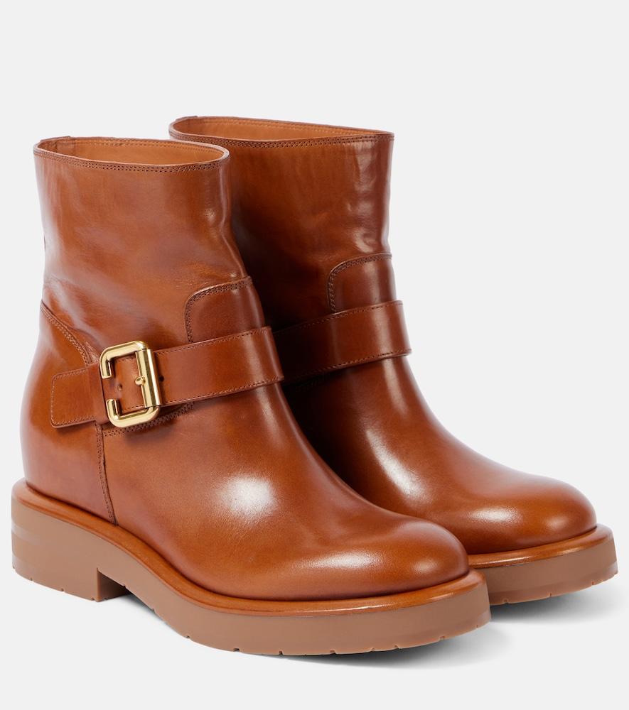 chloé coddington leather biker boots
