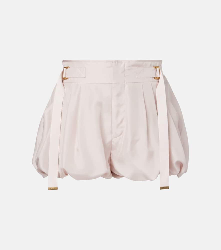 chloé cotton gabardine shorts