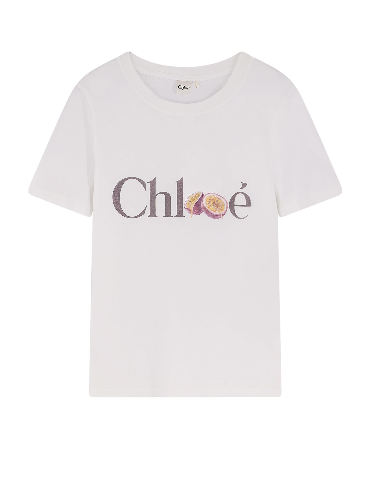chloé cotton t-shirt