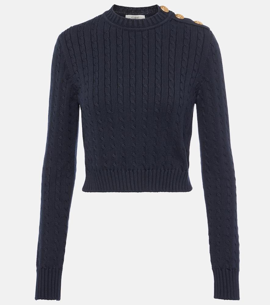 chloé cropped cable