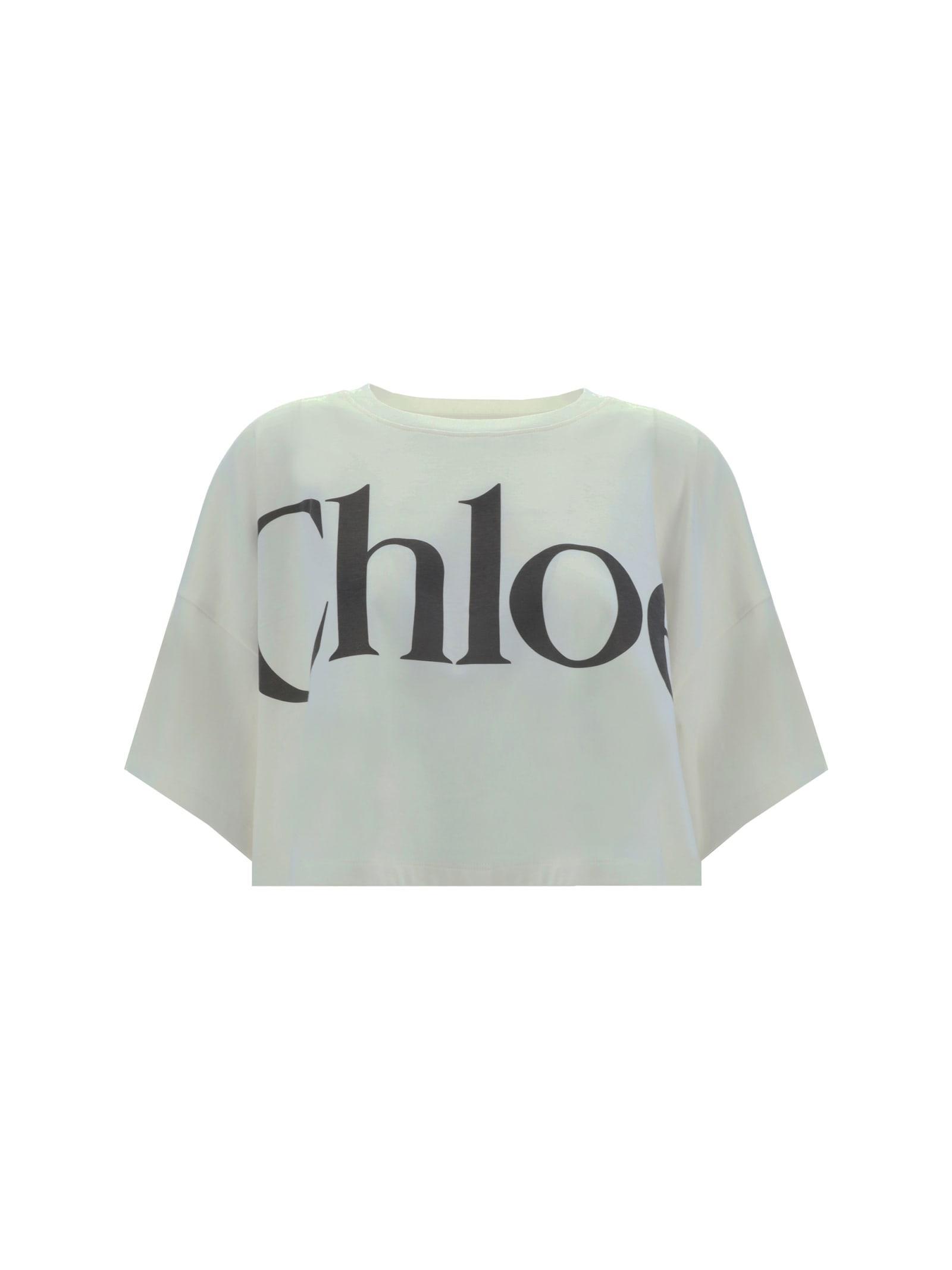 chloé cropped t-shirt