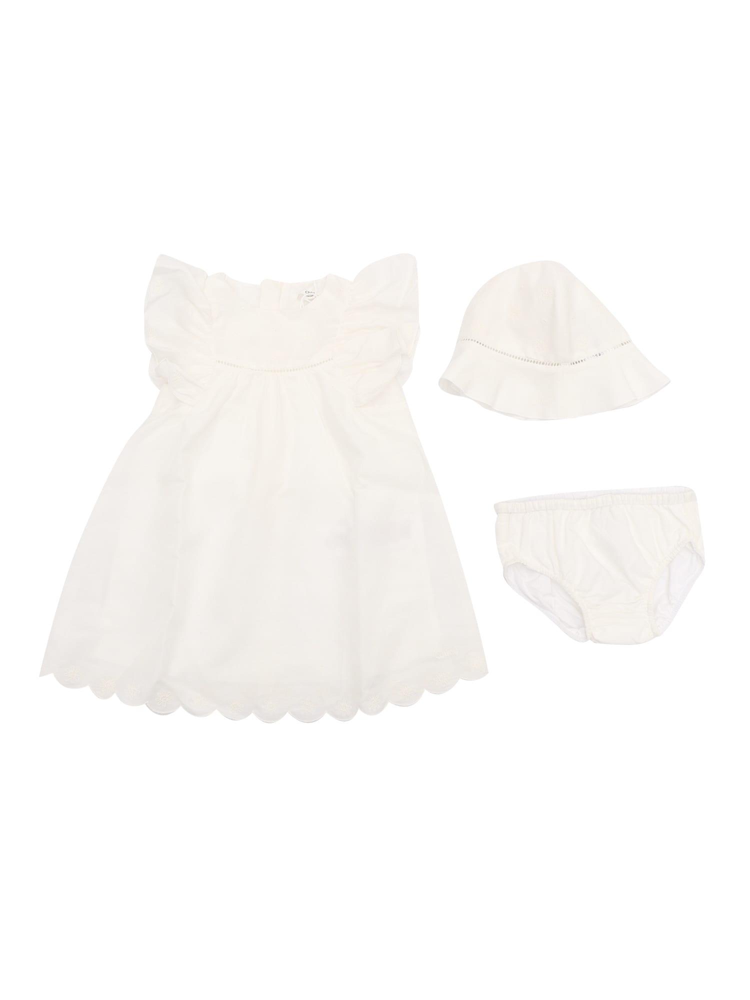 chloé dress+bloomer+cap