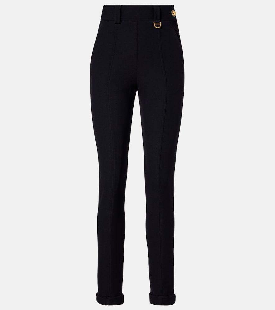 chloé embellished slim pants