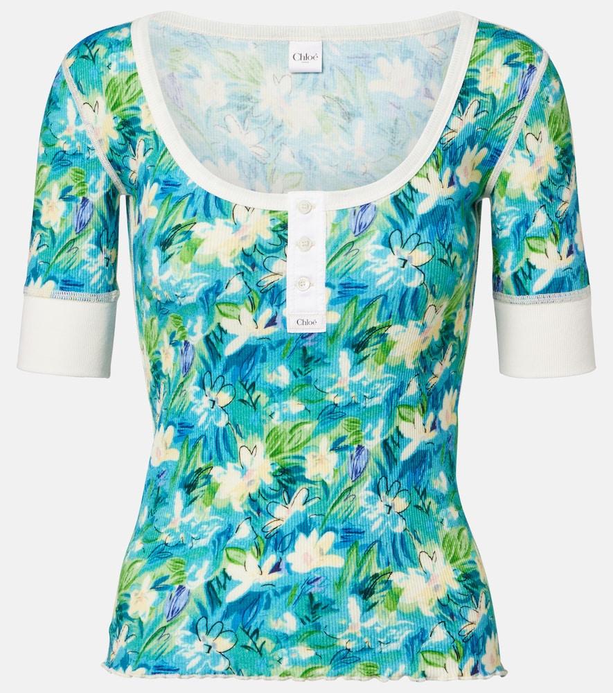 chloé floral cotton