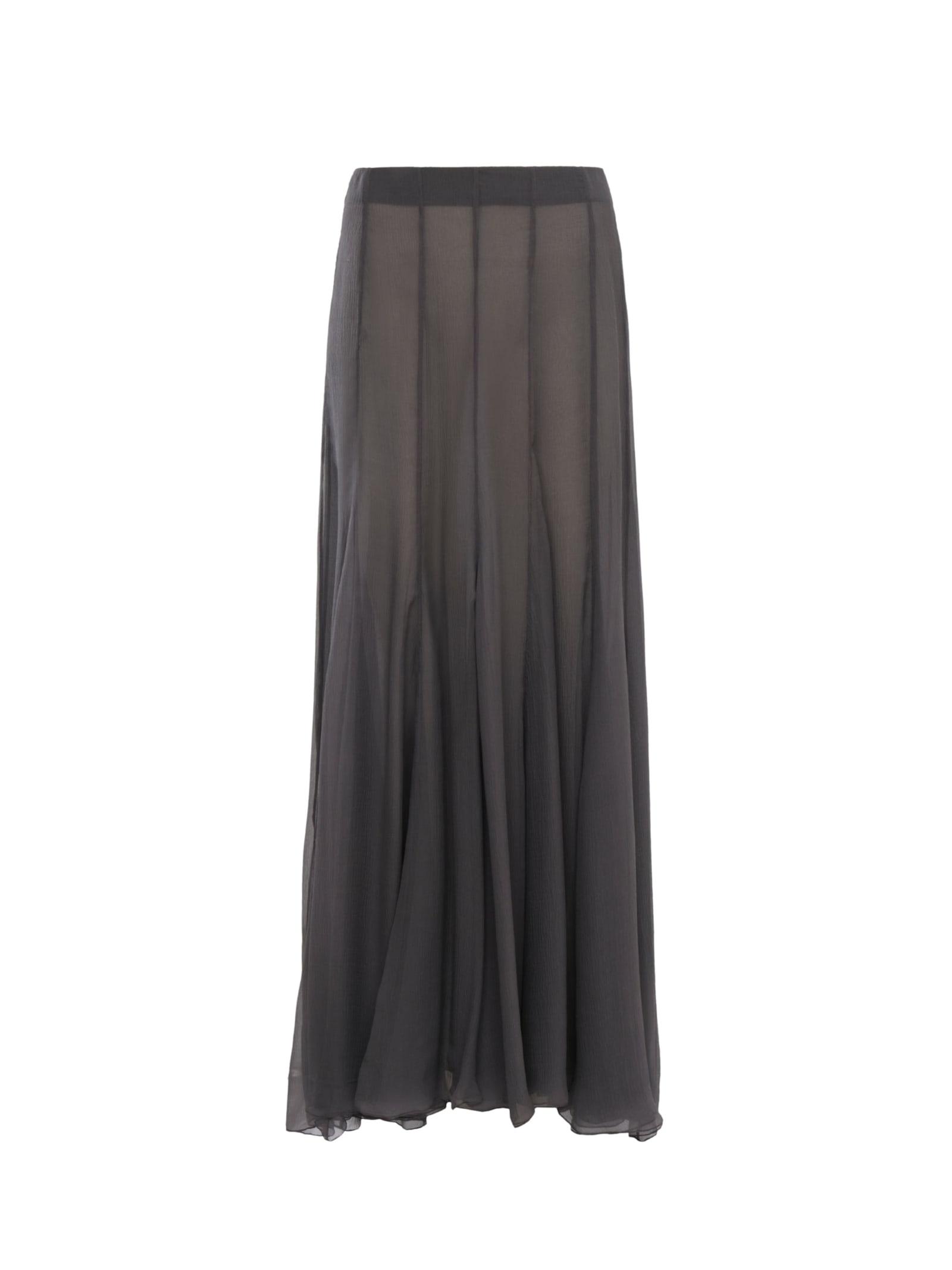 chloé flowy long skirt