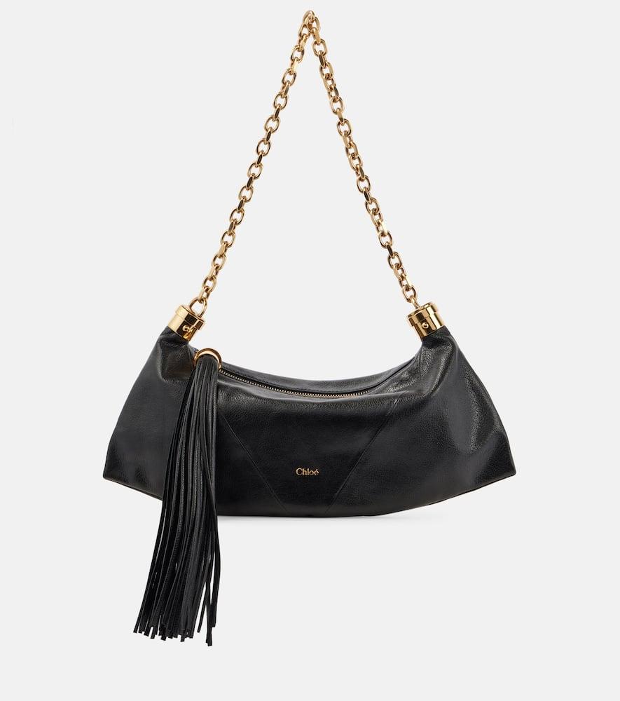 chloé foulard small leather shoulder bag