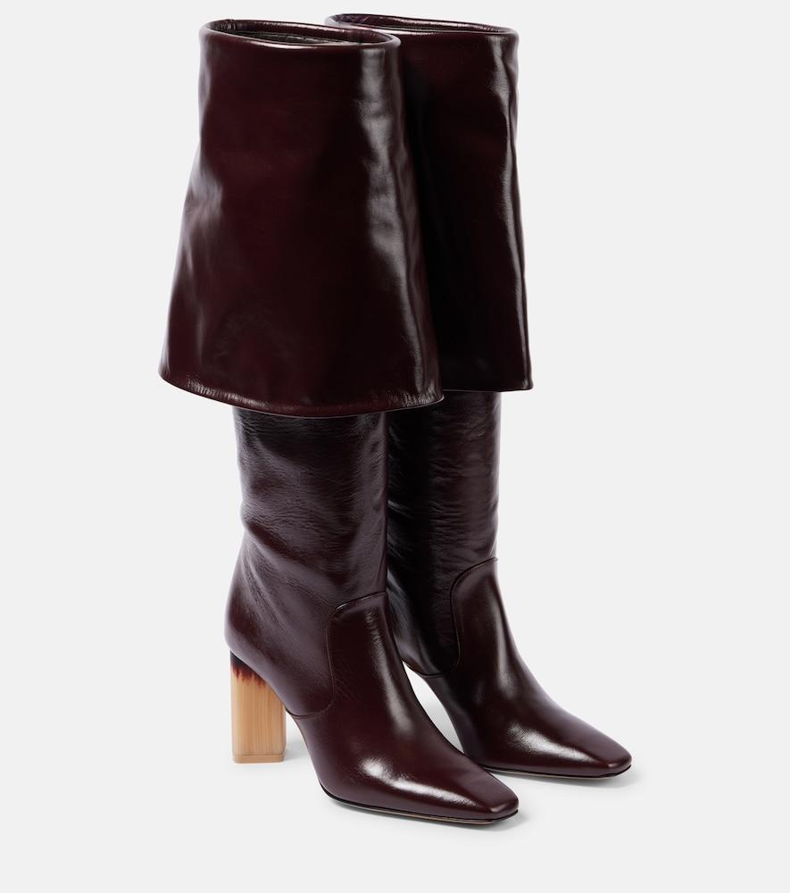 chloé georgia 90 leather knee
