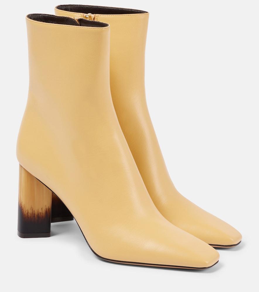 chloé georgia leather ankle boots