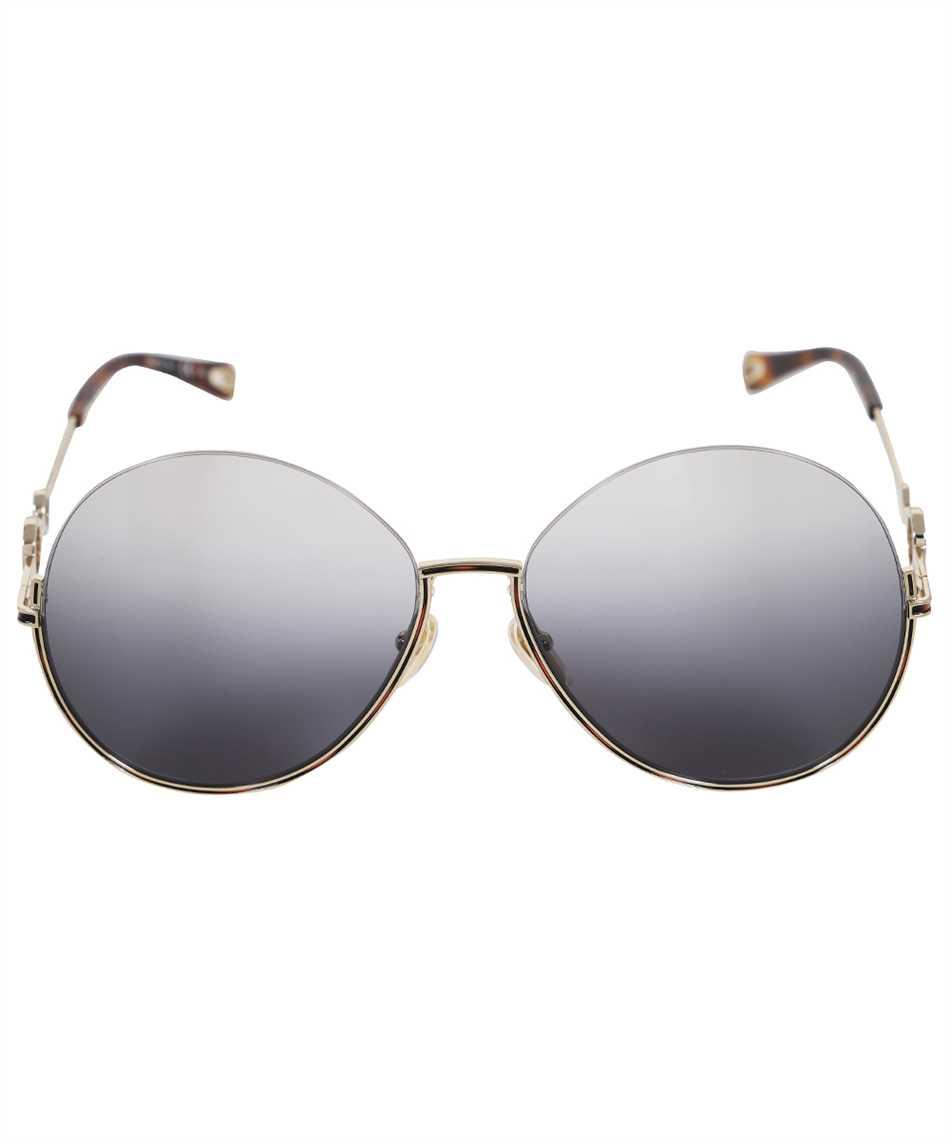 chloé half frame sunglasses