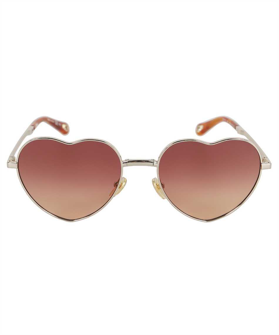 chloé heart-shaped sunglasses
