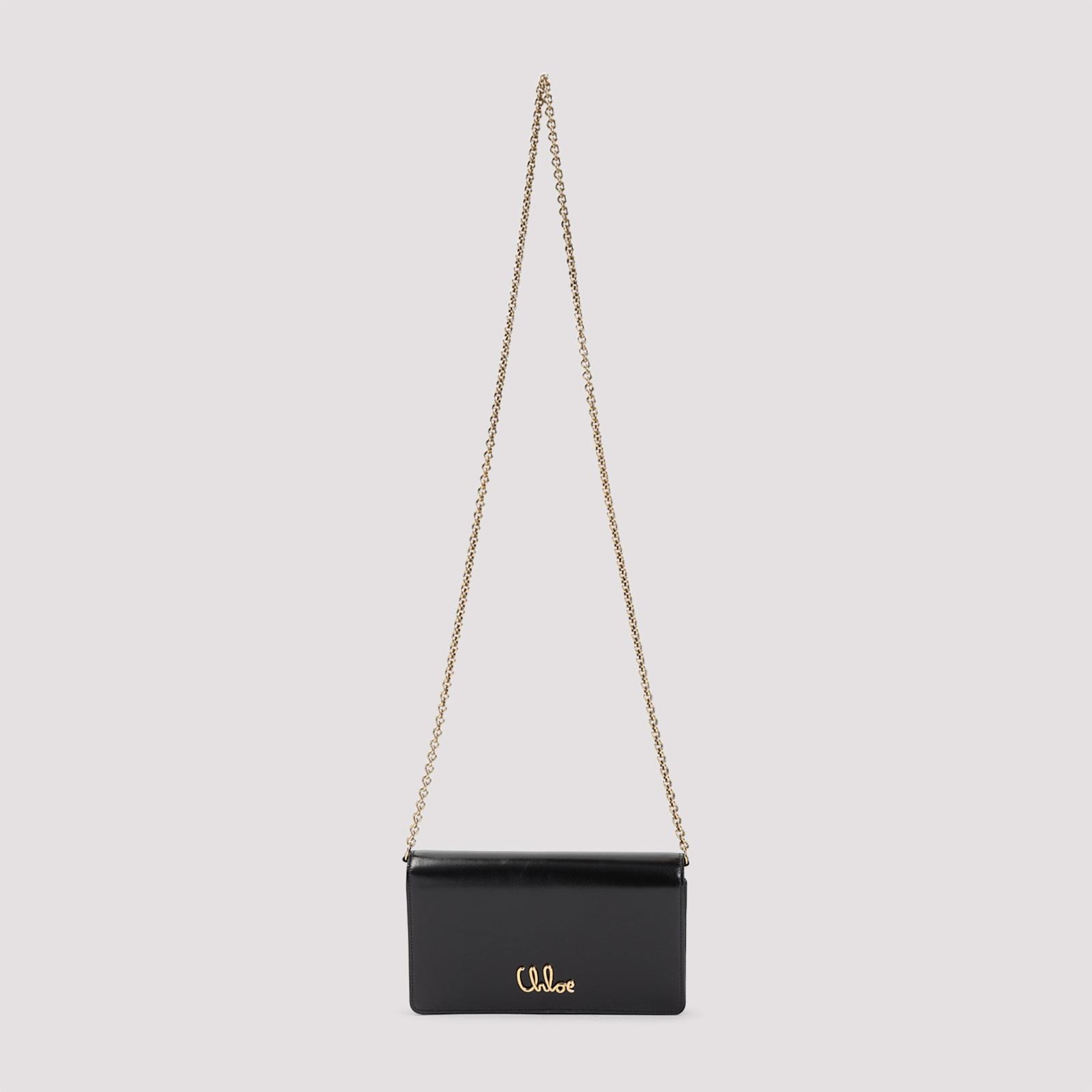 chloé iconic chain wallet