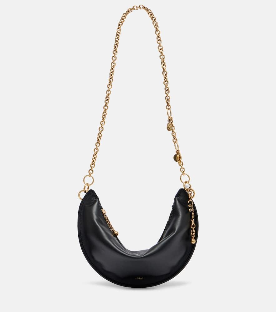 chloé icons small leather shoulder bag