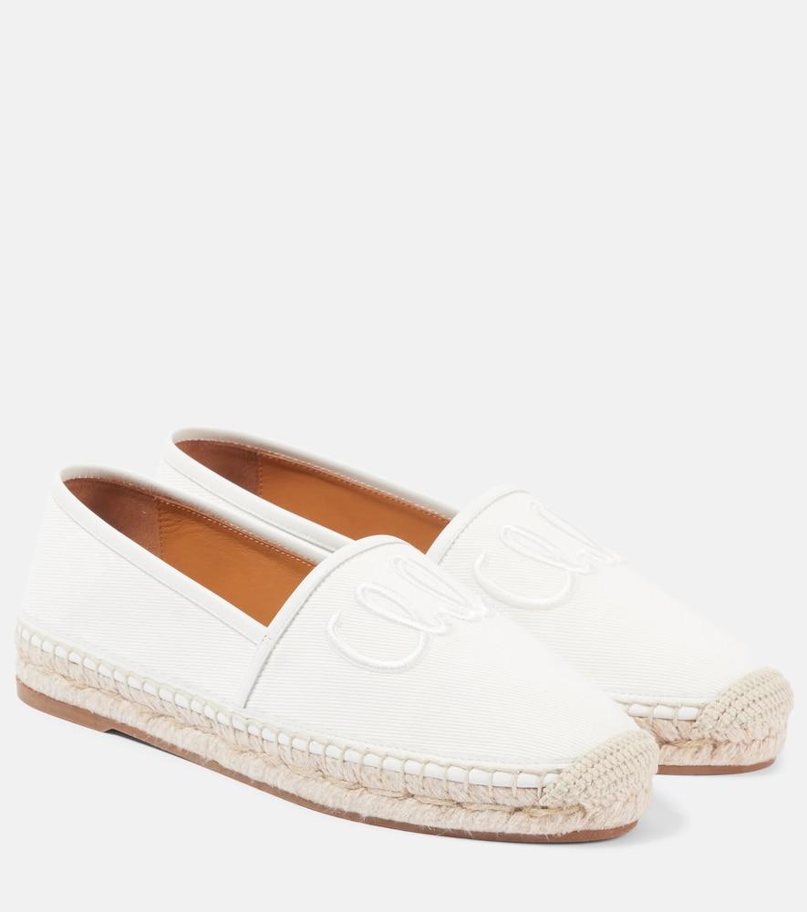 chloé isla embroidered espadrilles