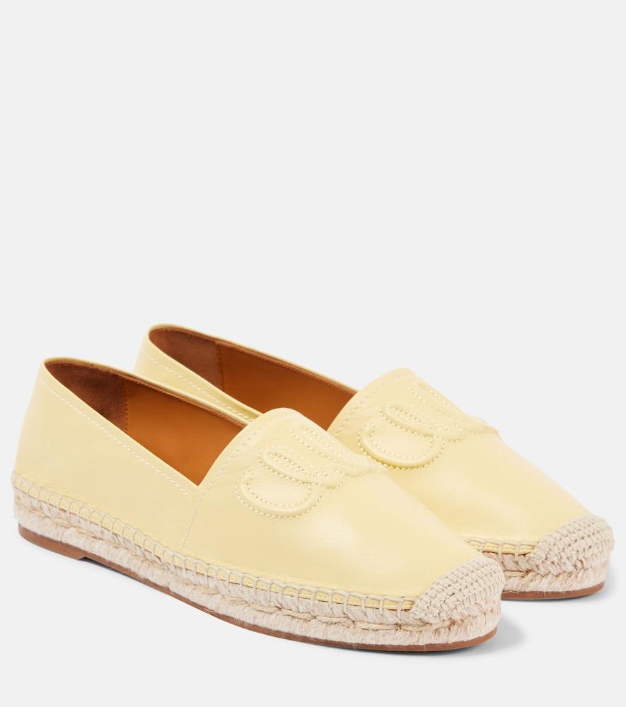 chloé isla leather espadrilles