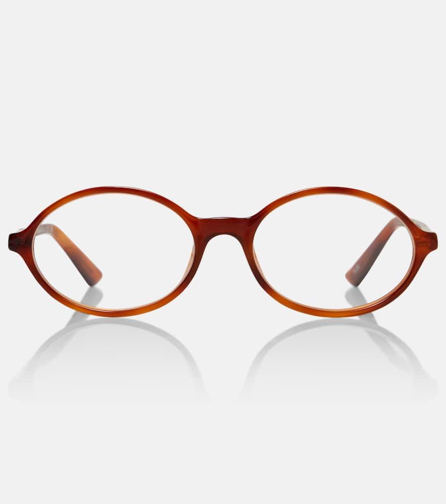 chloé judy logo oval glasses