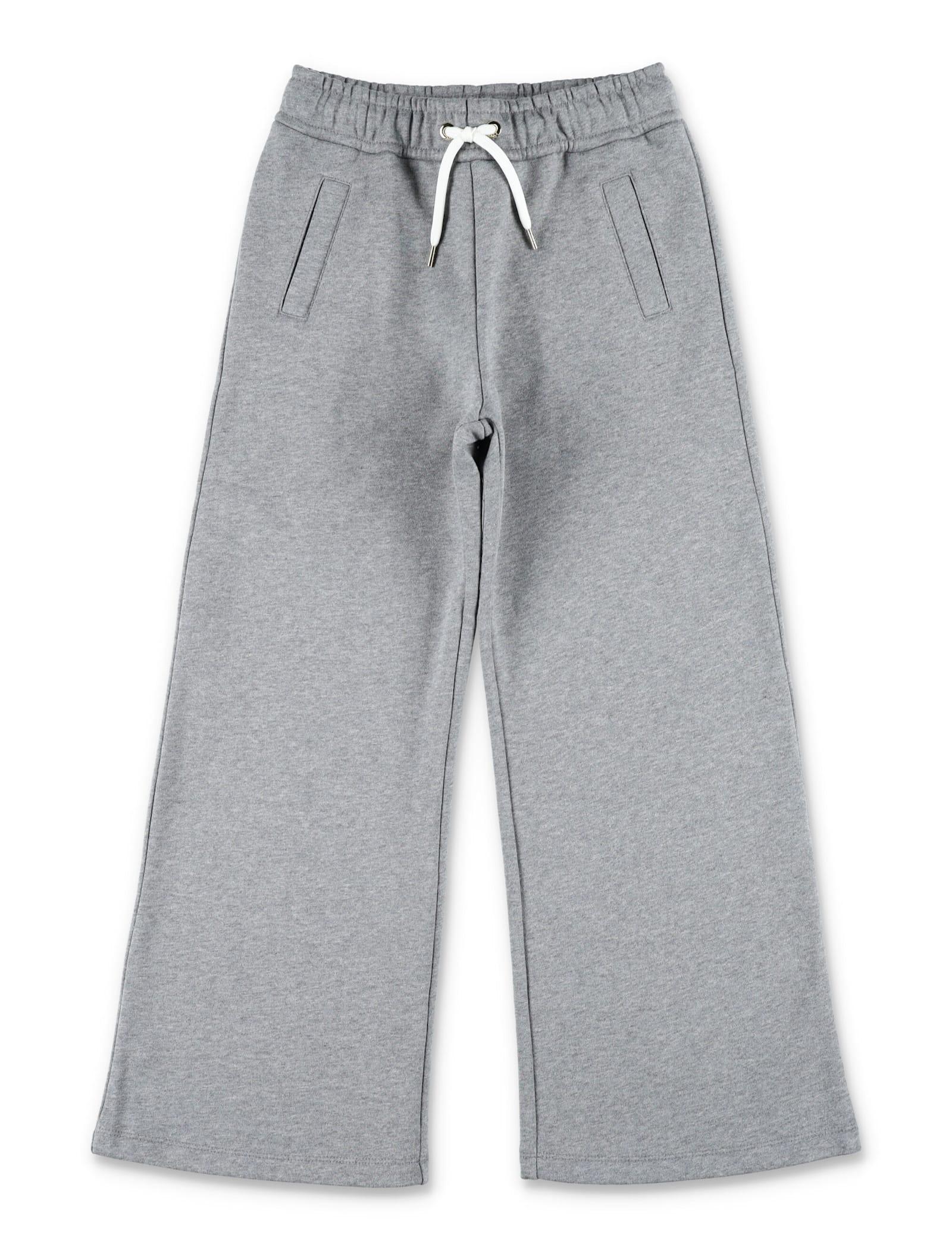 chloé kids brushed fleece jogging trousers