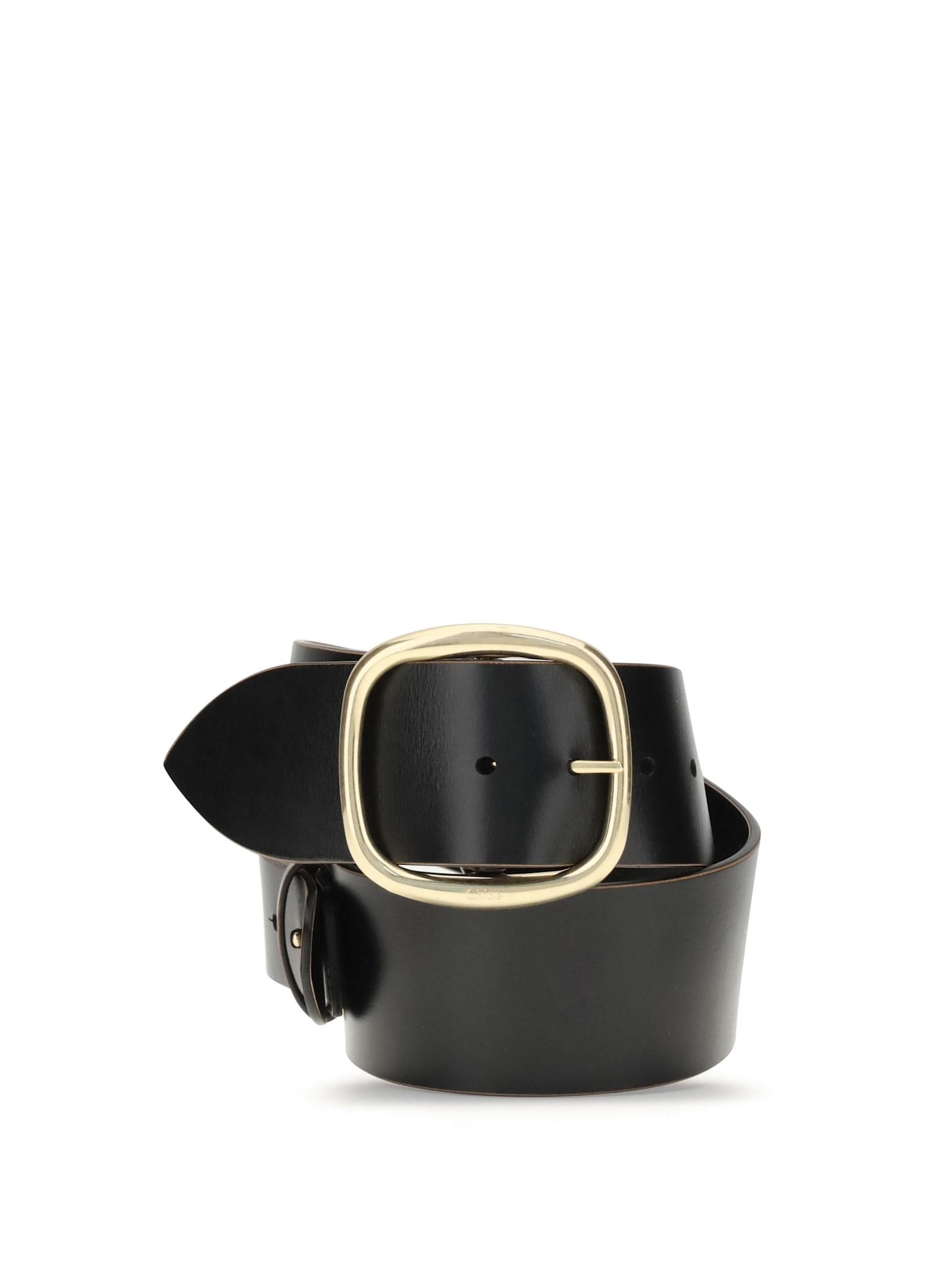 chloé leather belt