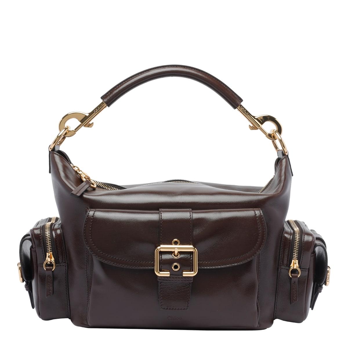 chloé leather camera bag