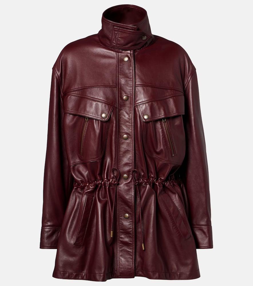 chloé leather jacket