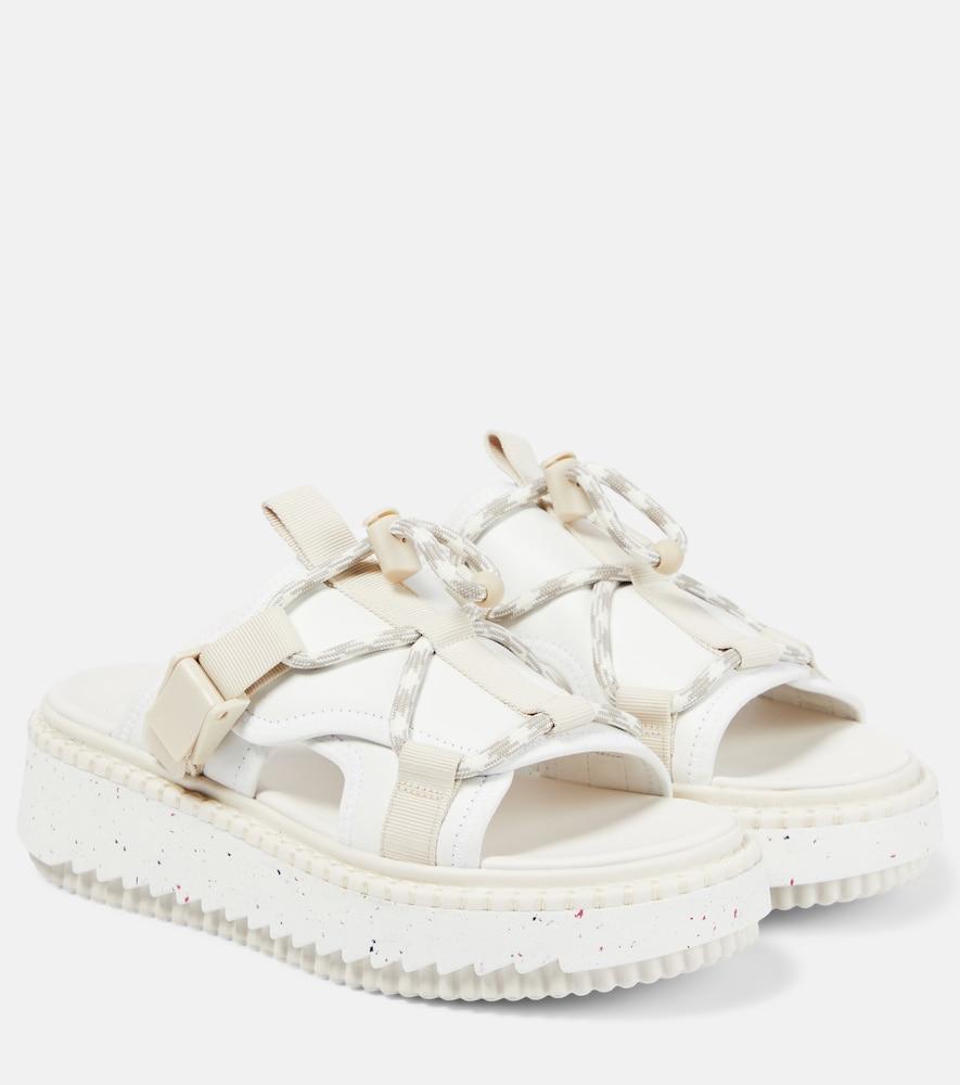 chloé lilli leather sandals