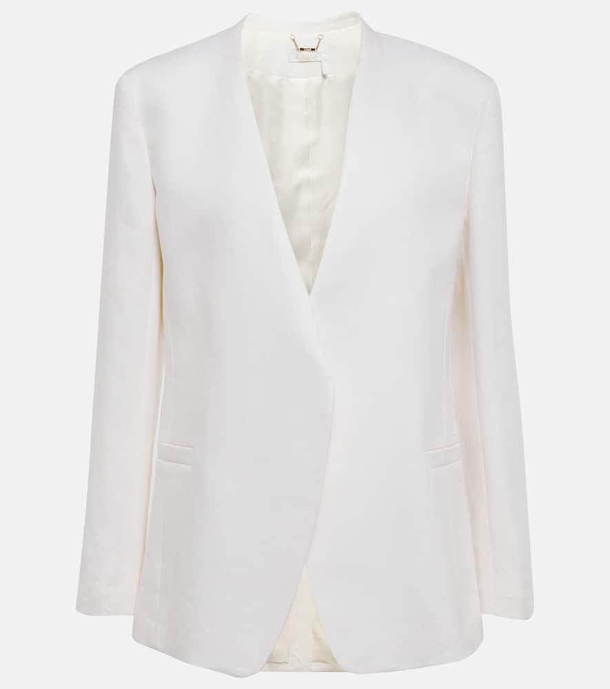 chloé linen blazer