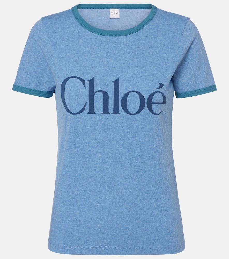 chloé logo cotton