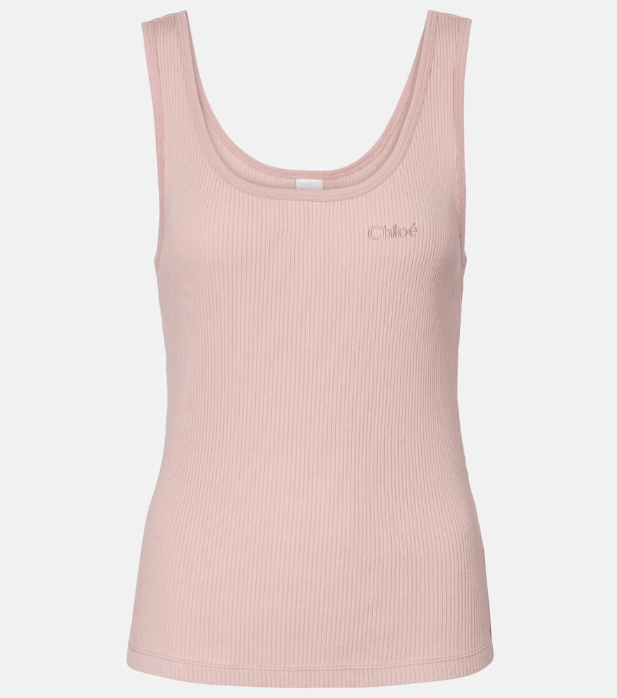 chloé logo ribbed