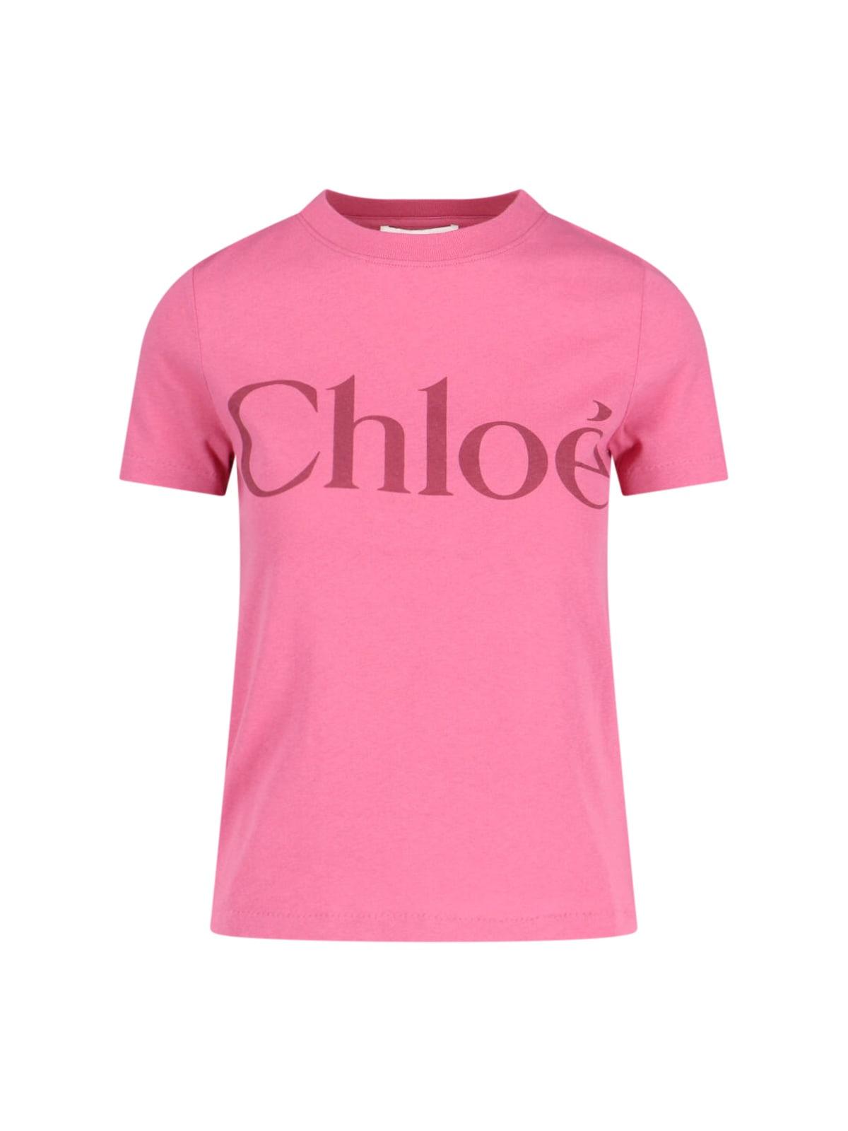 chloé logo t-shirt