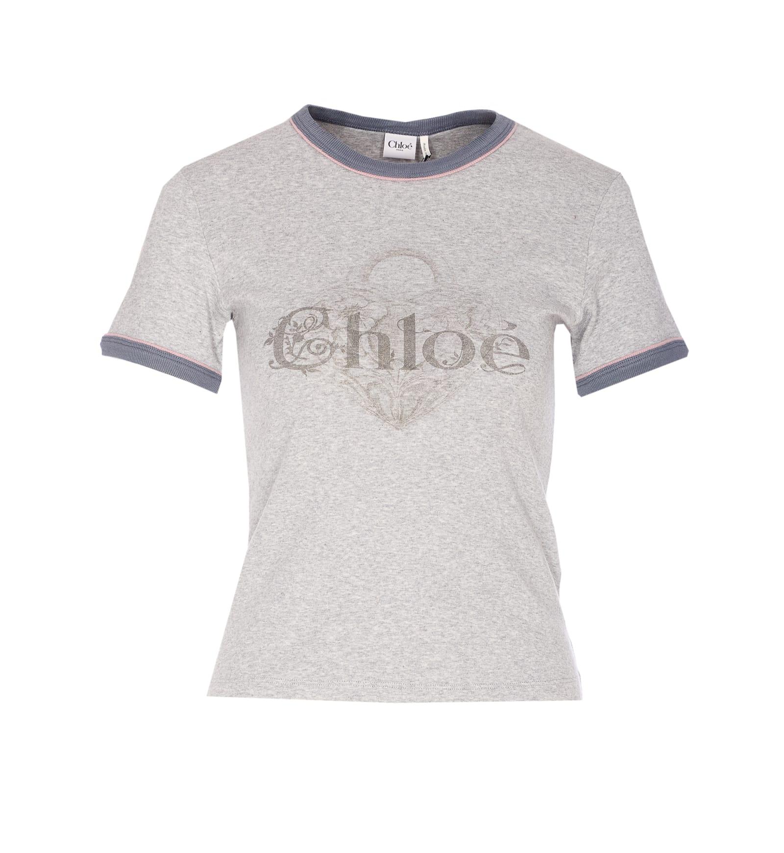 chloé logo t-shirt