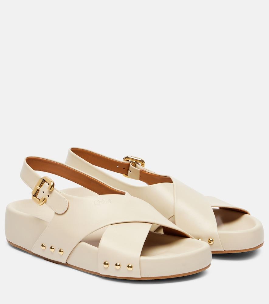 chloé mae leather sandals