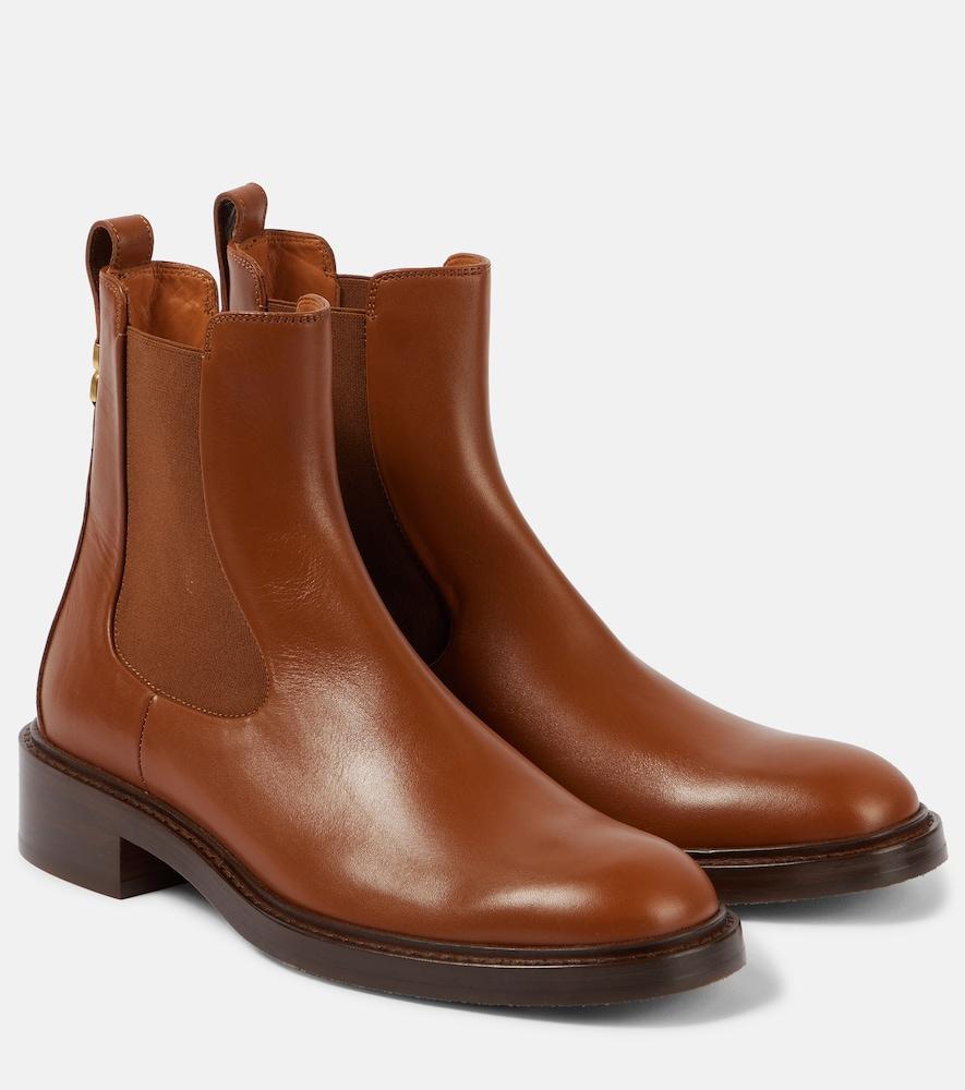 chloé marcie leather chelsea boots