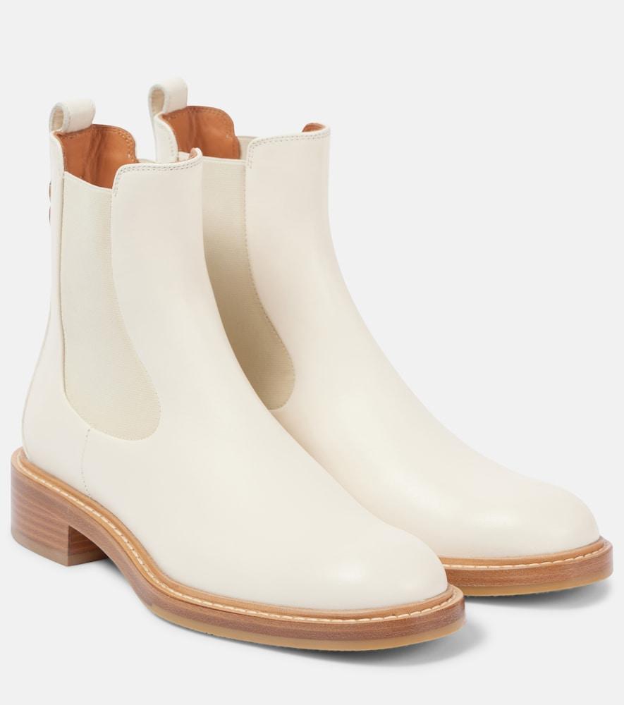 chloé marcie leather chelsea boots