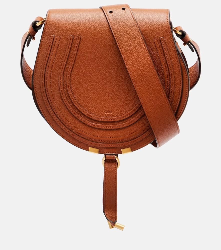 chloé marcie leather crossbody bag