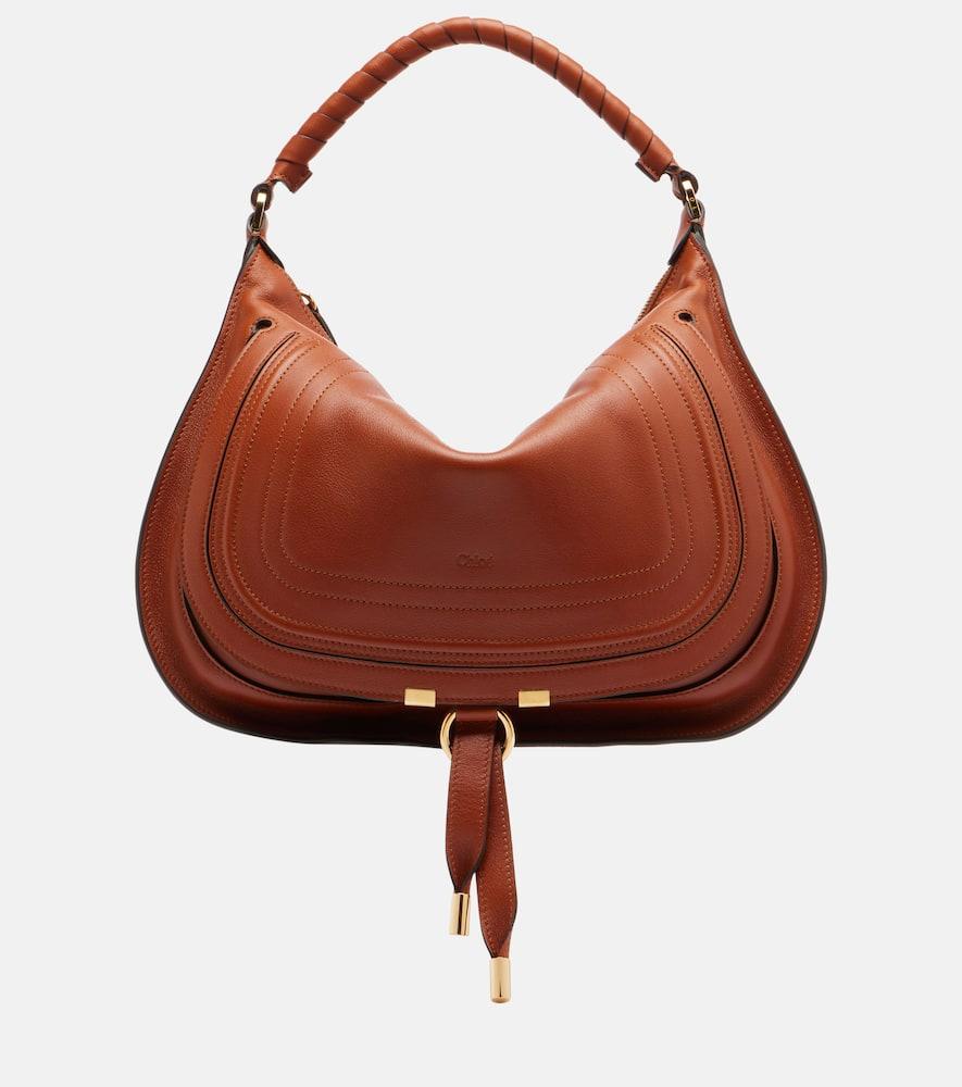 chloé marcie small leather shoulder bag
