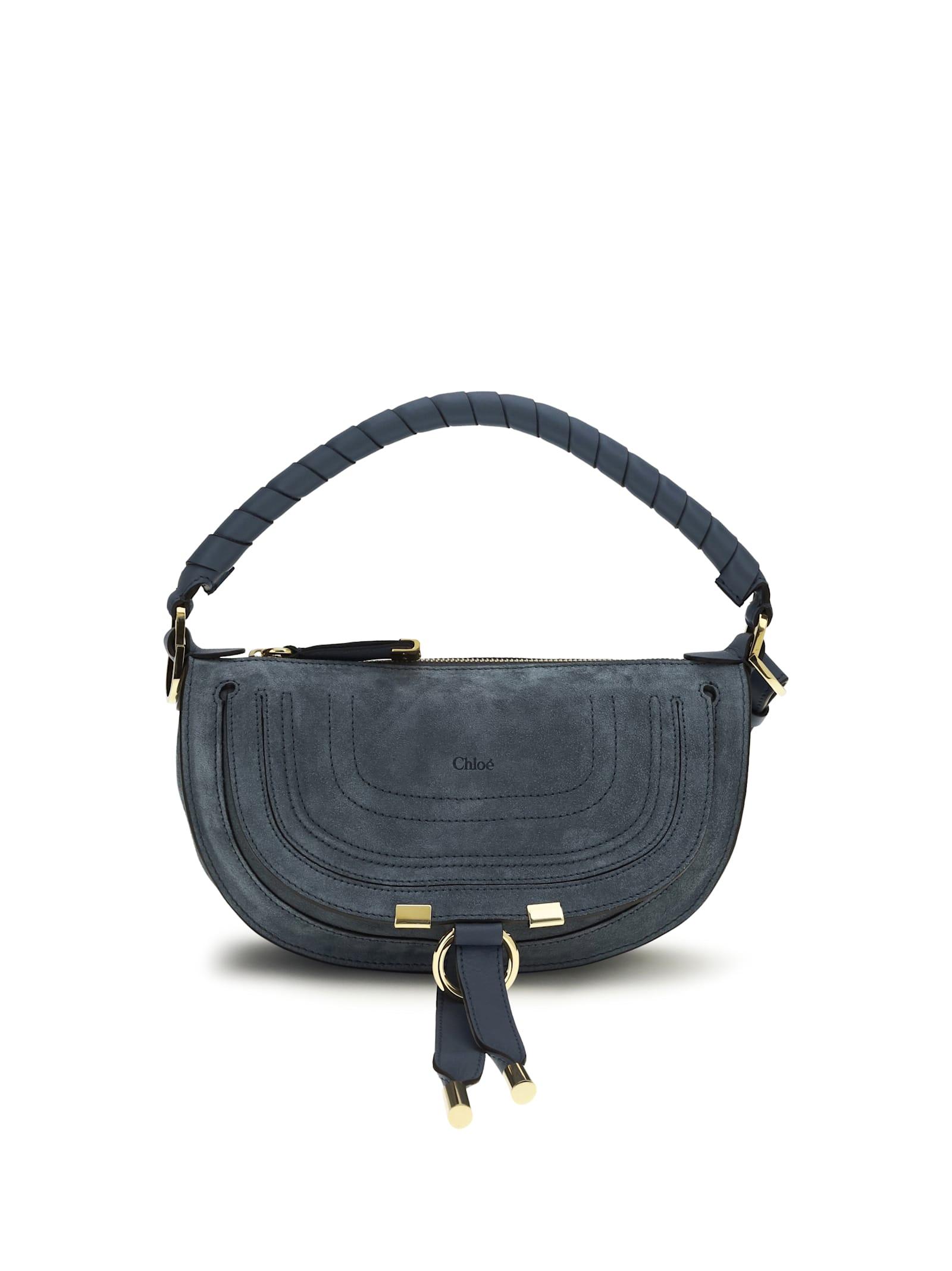 chloé marcie suede mini shoulder bag