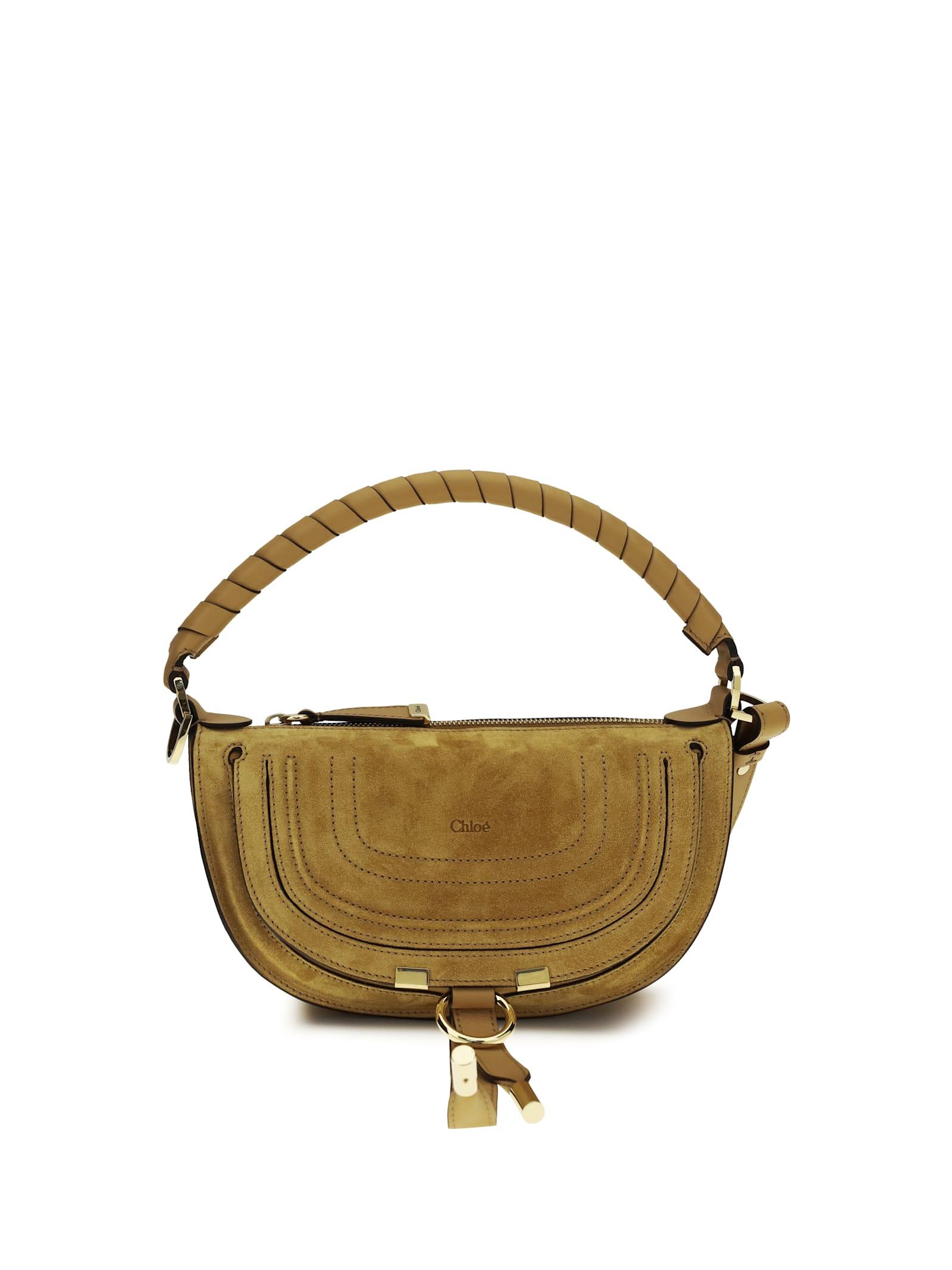 chloé marcie suede mini shoulder bag