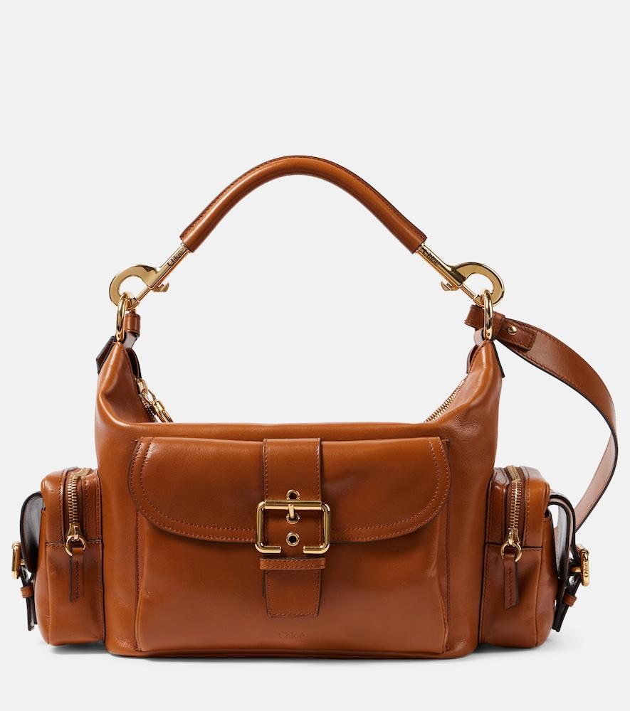 chloé medium leather camera bag