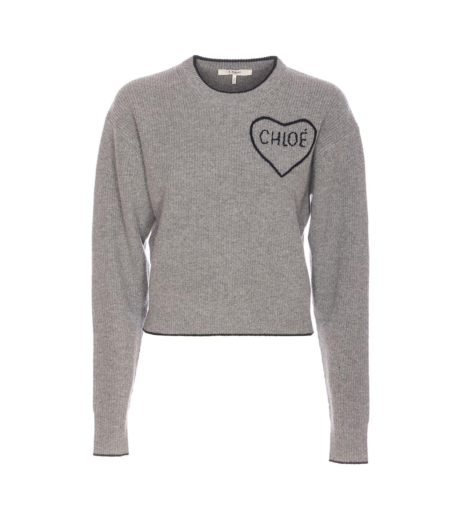 chloé mp39 logo sweater