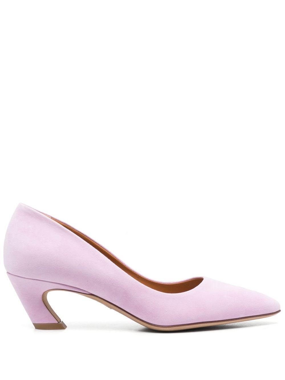 chloé oli leather pumps