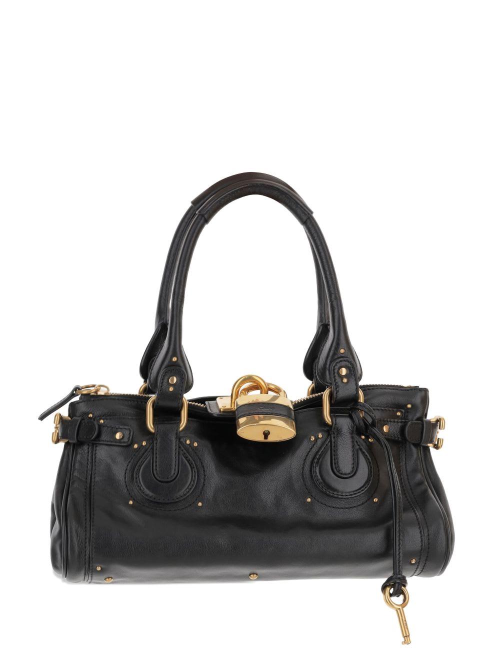 chloé paddington leather shoulder bag