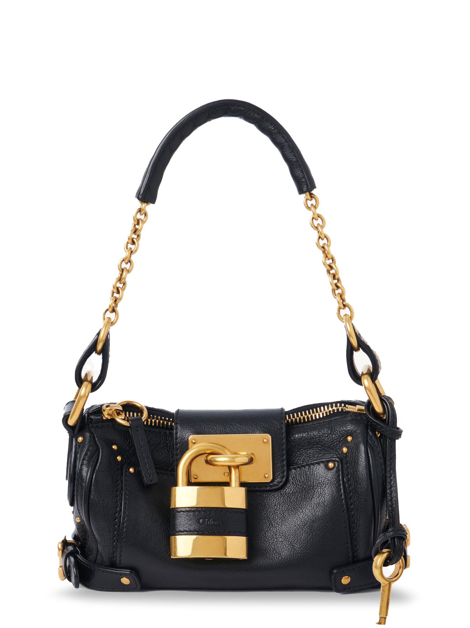 chloé paddington small leather shoulder bag