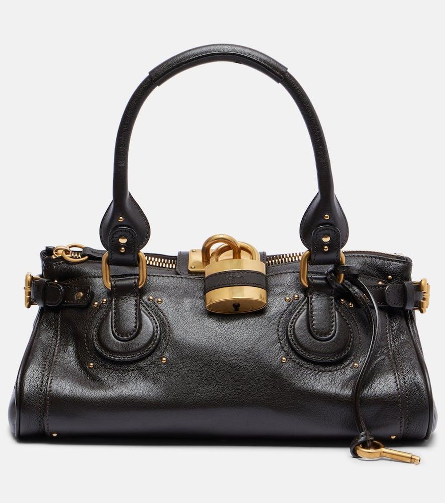 chloé paddington small leather shoulder bag