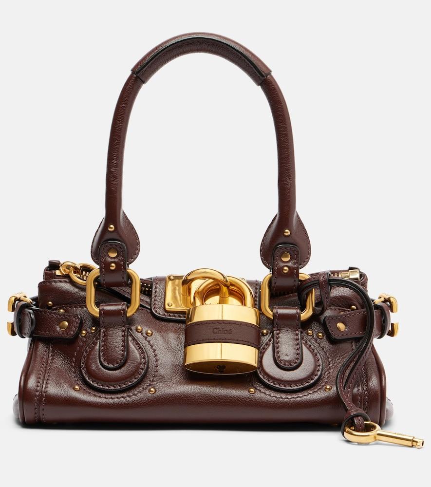 chloé paddington small leather shoulder bag