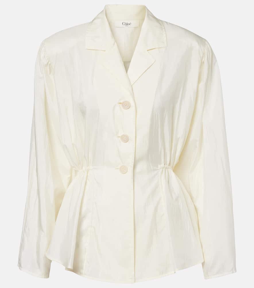 chloé peplum shirt