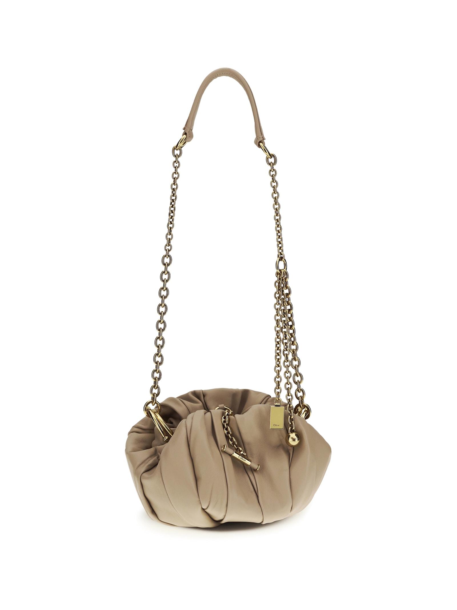 chloé plissé shoulder bag