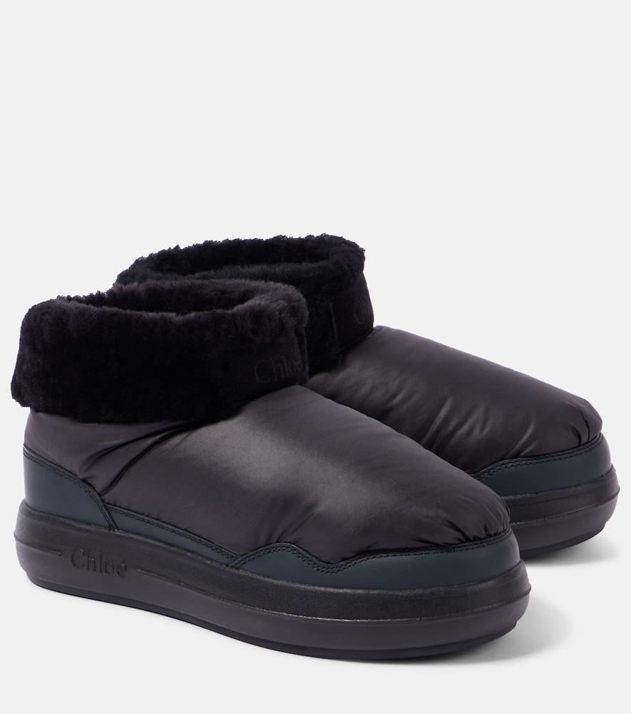 chloé polar ankle boots