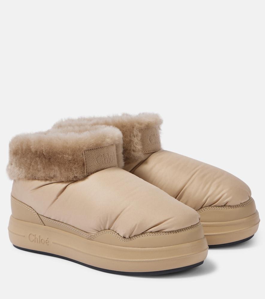 chloé polar shearling