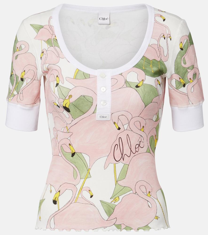 chloé printed cotton