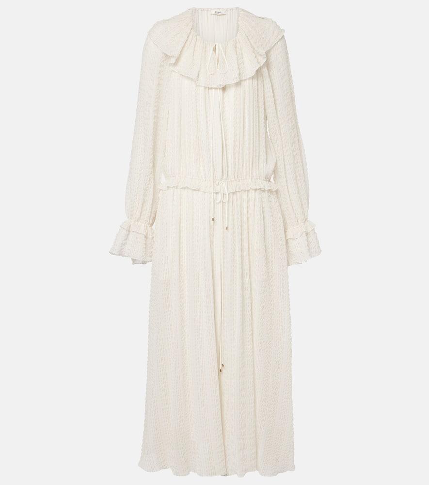 chloé ruffled silk
